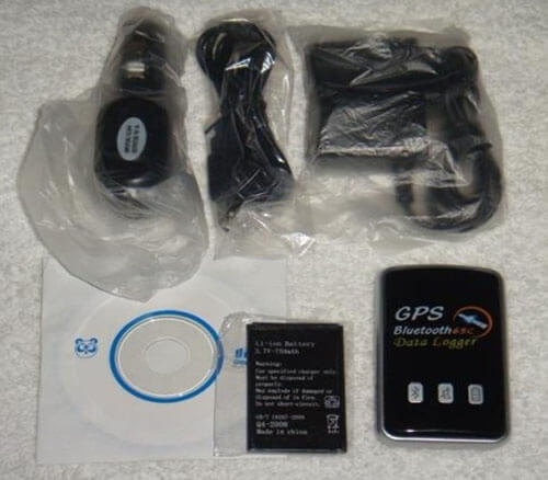 Bluetooth 惜しい GPSレシーバー ロガー